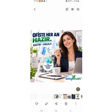 Tek Kullanımlık Diş Fırçası EASYBRUSH 300 lü Paket (1 Kullanımlık Diş Macunu Içinde)Tek Tek Paketli