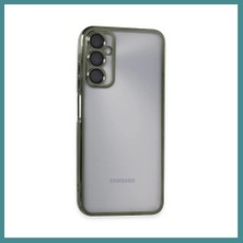 Bezos Samsung Galaxy A05S Uyumlu Kılıf Lensli Silikon - Yeşil Mac