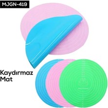 İlkyaz Fashion Kaydırmaz Silikon Hamur Açma Matı 50X40 cm