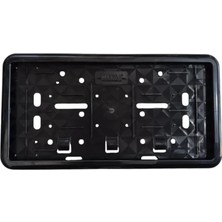 Urfakent Çerçeveli Motosiklet Plakalık Plaka Altlığı Siyah 26X17CM 1 Adet