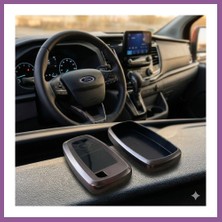 Bezos Ford Custom Uyumlu Smart 3 Buton Silikon Oto Anahtar Kumanda Kabı Kılıf Gri Rengaren