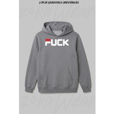 Zoka Wear Argo Bisikle Ön Baskılı Kapüşonlu Sweatshirt