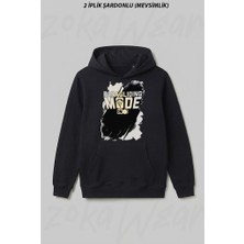 Zoka Wear Yamac Parasutu Paragliding2 Ön Baskılı Kapüşonlu Sweatshirt