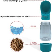 İlkyaz Fashion Kilitlenebilir Su Sızdırmaz Evcil Hayvan Suluğu 380ML
