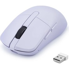 İlkyaz Fashion If Dual Mode Şarjlı Kablosuz Mouse Bluetooth 2.4 Ghz 6200 Dpı Lila HDX3414L