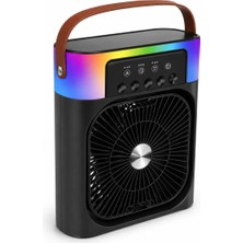 İlkyaz Fashion If Taşınabilir Mini Klima Nemlendirici Fan Rgb LED Aydınlatmalı USB Fan