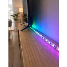 İlkyaz Fashion If 5 Metre Rgb Şerit LED 5050 Smd Uzaktan Kumandalı Renkli Dekoratif LED Aydınlatma Seti