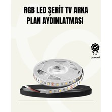 İlkyaz Fashion If Tv Arkası LED Şerit Işık Otomatik Açma Kapama Özellikli 2mt