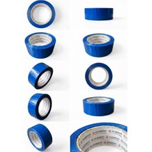 Hasbros Slikonize Bant Mavi Koli Bandı / 45 mm x 100 Metre / 10 Adet