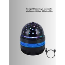 İlkyaz Fashion If Galaxy Projektör – 360° Dönebilen Gece Lambası, Dekoratif Ambiyans Işığı