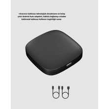 İlkyaz Fashion If Android Auto Kablosuz Adaptör Bluetooth 5.0 ve 5.8ghz Wifi Destekli Yeni Nesil