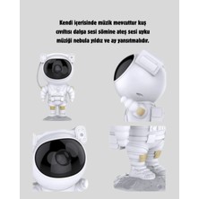 İlkyaz Fashion If Astronot Projeksiyon Lambası Bluetooth Müzikli ve Uzaktan Kumandalı