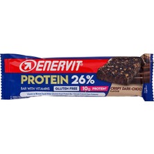 Enervit Protein Bar Crispy Bitter Çikolata  40 G - 8 Adet