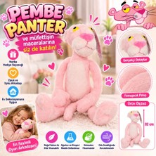 İlkyaz Fashion Peluş Pembe Panter 32 cm Uzunluk ile Yumuşak Oyuncak