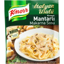 Knorr Makarna Sos 35G Kremalı Mantar - Pratik ve Lezzetli 3'li Ekonomik Paket - 3 Adet