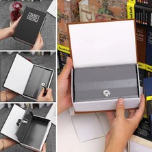 İlkyaz Fashion Şık Tasarım Kitap Görünümlü Anahtarlı Metal Gizli Kasa