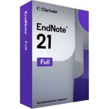 EndNote 21 Windows - Ömür Boyu Abonelik Kodu 1 Cihaz Için Dijital Lisans