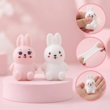 İlkyaz Fashion If Tavşan Tasarımlı Squishy - 12'li Paket - Karışık Renk - Yumuşak Oyuncak