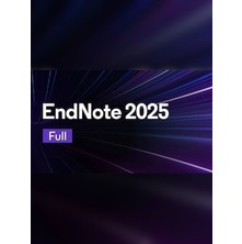 Endnote 2025 (Windows/mac) - 1 Cihaz Süresiz Dijital Kod (Ai Destekli)