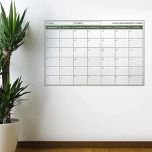 Yapışkanlı Manyetik Program Planlayıcı 85X56 cm