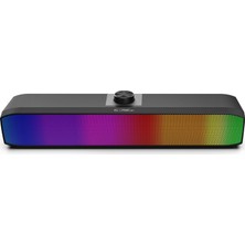 Xml Bayiciniz Tr 's Lumatone 6W (3W X2) Full Rgb Işıklandırmalı USB + 3.5mm Audio Çıkışlı Ses Kontrolcül