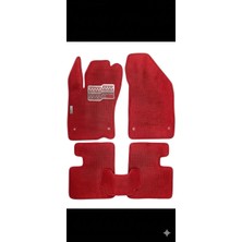 Xml Bayiciniz Tr Audi A4-B5-Kasa 1994-2001 Ile Uyumlu Yeni Nesil Araca Özel Havuzlu Eva Oto Paspas Kırmızı