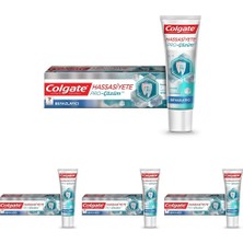 Hassasiyete Anında Çözüm Onarım + Hassas Beyazlık Diş Macunu 75 ml 4lü Paket