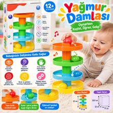 Eğlenceli Çıngıraklı Top Oyunu - 1 Adet Yağmur Damlası