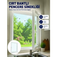 Bm Şeffaf File Yapılı Cırt Bantlı Pencere Sinekliği Pratik Kullanım