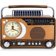 Everton RT-622  Bluetooth Fm-Usb-Tf-Aux  Şarjlı Nostaljik Radyo