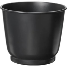 IKEA Broktrast Çelik Saksı , Koyu Gri, 12 cm