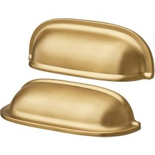 IKEA Eneryda Kulp , Pirinç Rengi, 89 Mm, 2 Adet