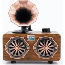 Everton RT-744  Bluetooth Fm-Usb-Tf-Aux  Şarjlı Nostaljik Radyo