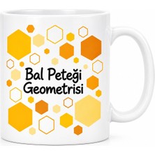 Bşk Virgo Bal Peteği Geometrisi Tasarımlı Porselen Kupa - Model 528 BSK2026