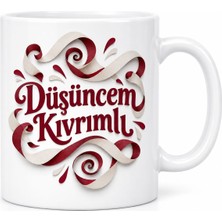 Soi Home Düşüncem Kıvrımlı Tasarımlı Porselen Kupa - Model 510 Soı