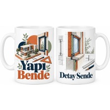 Bşk Virgo Yapı Bende ve Detay Sende 2'li Porselen Kupa Seti - Model 554 BSK2026