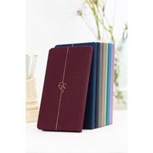 Myg Plus 2027 Yılı Haftalık Bordo Cep Ajandası, 9X17 cm Boyutunda