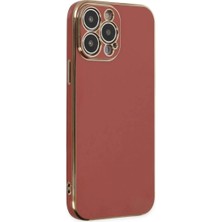 Bm Apple Iphone 14 Pro Max Kılıf Volet Silikon - Kırmızı