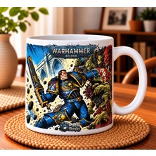 Patili Baskı Warhammer Serisi WKPB001 – Warhammer 40K Tasarımlı 330 ml Porselen Kupa