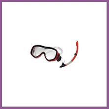 Bezos Duny Dıve 4105-DN26 Tempared Maske Snorkel 1 Adet Rengaren
