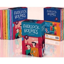 The Kitap Sherlock Holmes Kırmızı Kutulu 10 Kitaplık Set