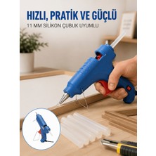 40W Sıcak Silikon Tabancası 5 Silikon Hediyeli Dayanıklı Tasarım Yeni Nesil