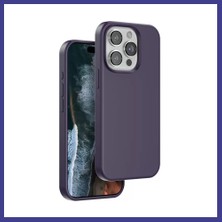 Bezos Venco iPhone 15 Pro Max Uyumlu Home Magsafe Kapak - Derin Mor Mrl