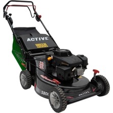 Active 5800 Sa Loncin 196CC 5.5bg 57CM 80LT Döküm Alüminyum Benzinli Çim Biçme Makinesi