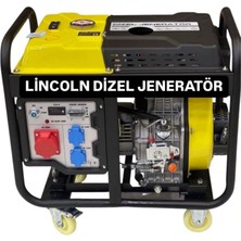 Abm YH9000AE 8.5kva 13BG 499CC 6 ile 8sa 126KG Tekerli Marşlı Monofaze Dizel Jeneratör