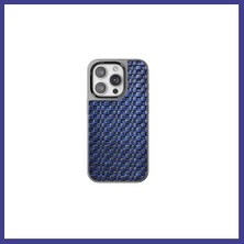 Bezos Venco iPhone 15 Pro Uyumlu Brand Kapak - Lacivert Mrl