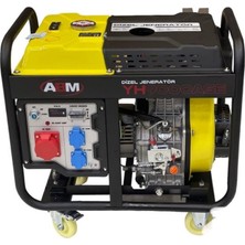 Abm YH9000ASE 9.5kva 15BG 498CC 7 ile 13SA 165KG Tekerli Marşlı Trifaze Dizel Jeneratör