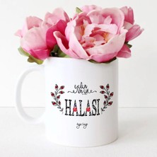 BK Gift Kişiye Özel Yılın En Iyi Halası Beyaz Kupa Bardak