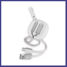 Bezos Konfulon S79 Micro USB Kablo 20CM-1M 2A - Beyaz Mrl