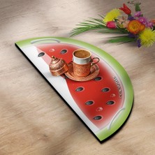 BK Gift Kişiye Özel Karpuz Dilimi Ahşap Sunum Tepsisi